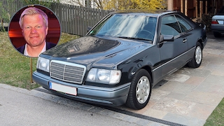 Mercedes E 200 Coupé mit Vorbesitzer Oliver Kahn