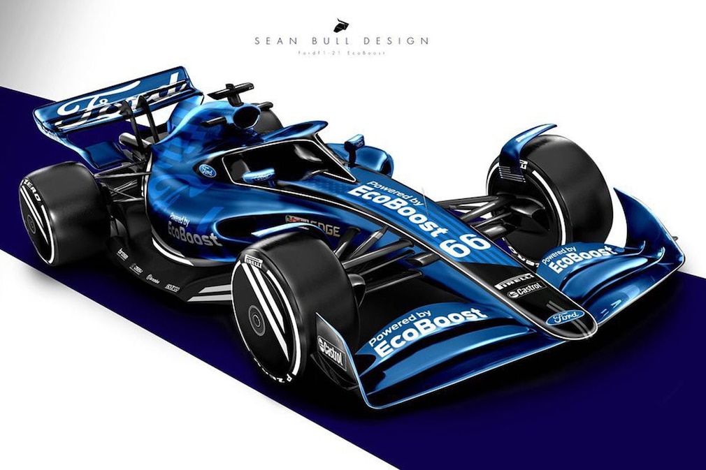 Formel-1-Autos 2021 von Sean Bull