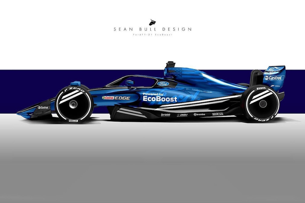 Formel-1-Autos 2021 von Sean Bull