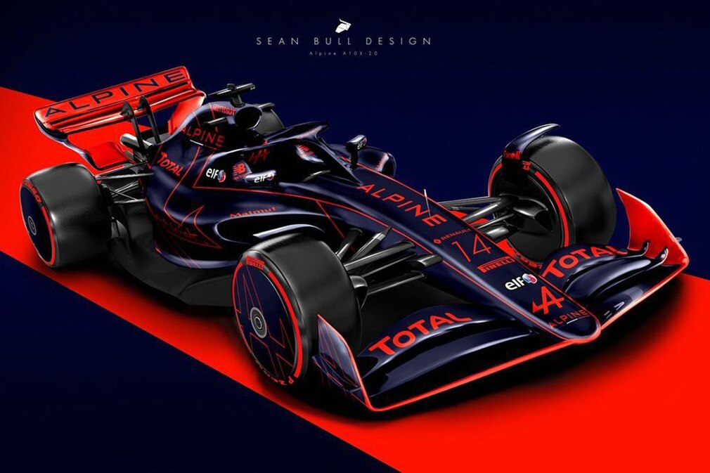 Formel-1-Autos 2021 von Sean Bull