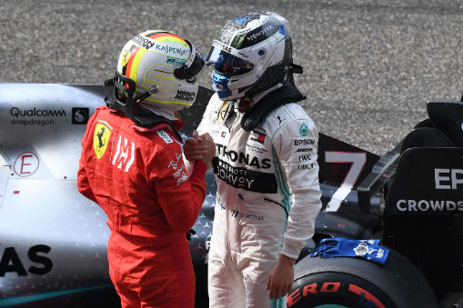 Vettel und Bottas
