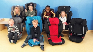 Kindersitz-Test: Gruppe 2/3