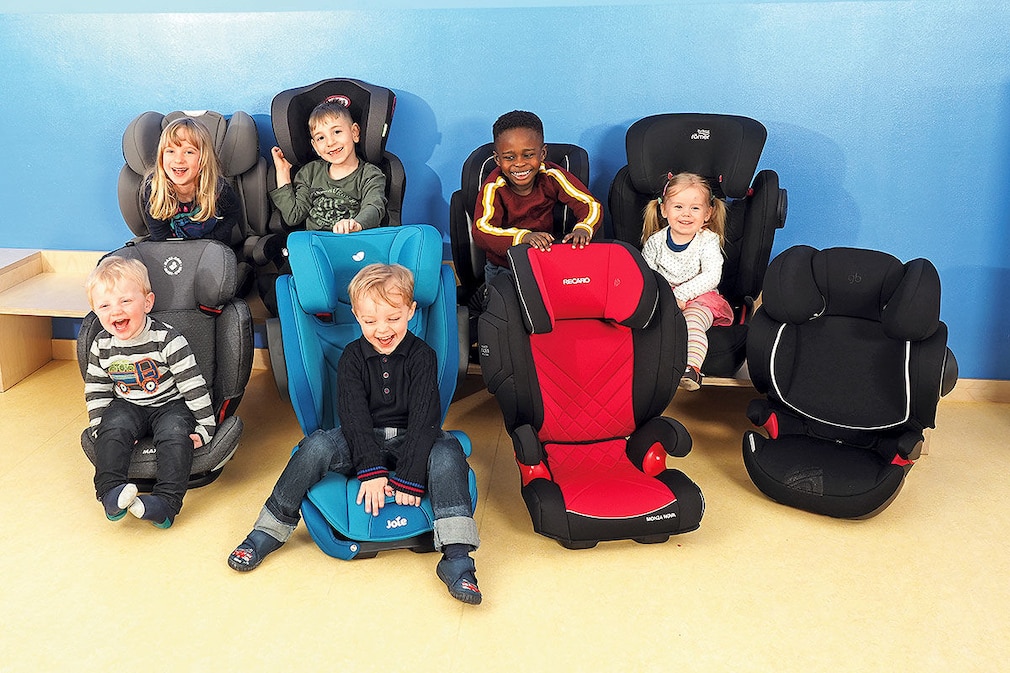 Test-Ergebnisse: Gruppe-2/3-Kindersitze