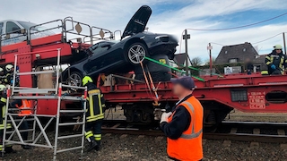 Porsche 911: Unfall auf Sylter Autozug