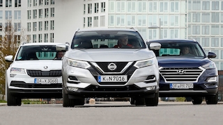 Hyundai Tucson Nissan Qashqai Skoda Karoq