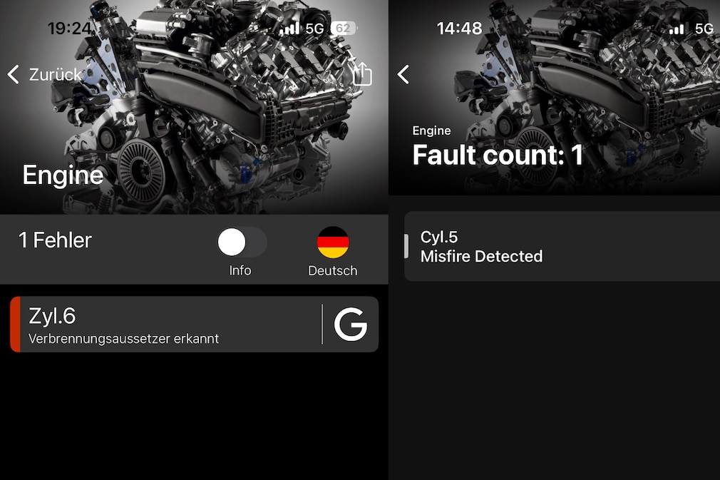 Defekte Zündspule mit Hilfe einer OBD-App ermitteln
