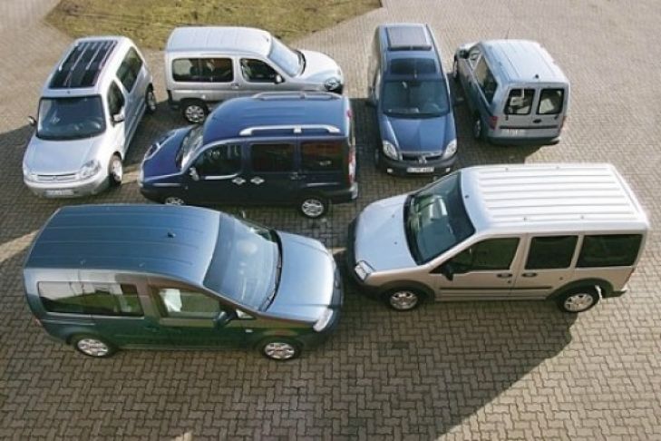 Sieben Kastenwagen im Vergleich