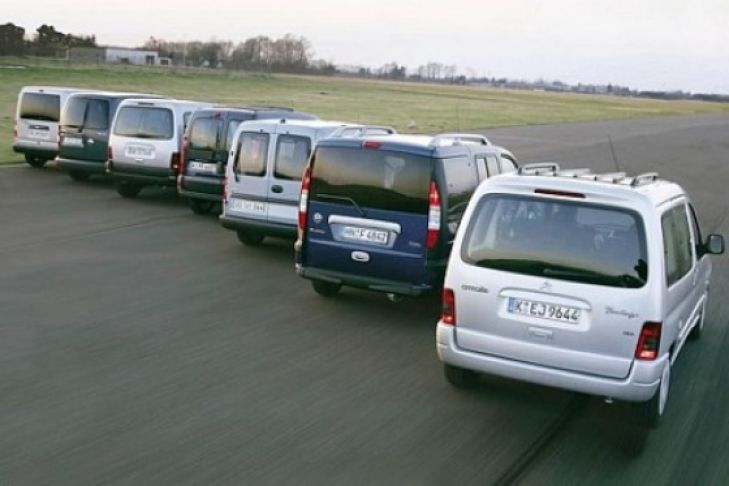 Sieben Kastenwagen im Vergleich