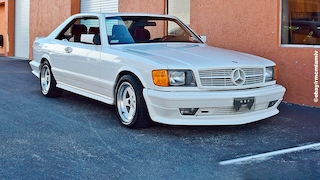 Mercedes 500 SEC AMG mit wenig Kilometern bei Ebay
