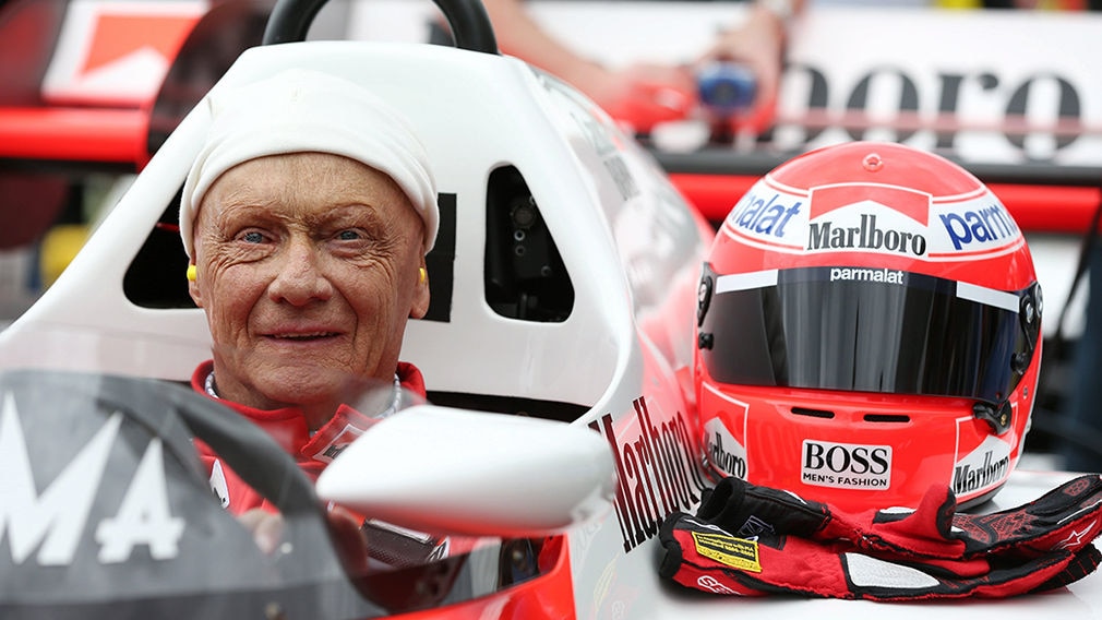 Niki Lauda im Ferrari