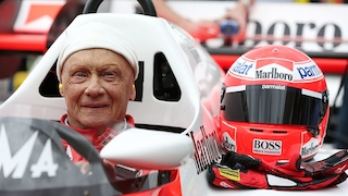 Niki Lauda im Ferrari