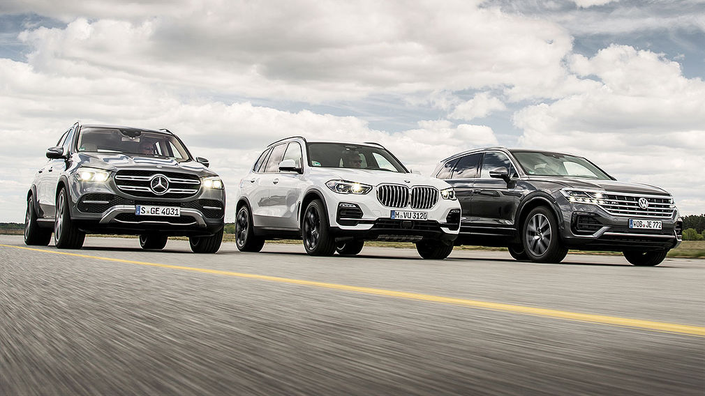 Bmw X5 Mercedes Gle Vw Touareg Diesel Suvs Im Test Autobild De