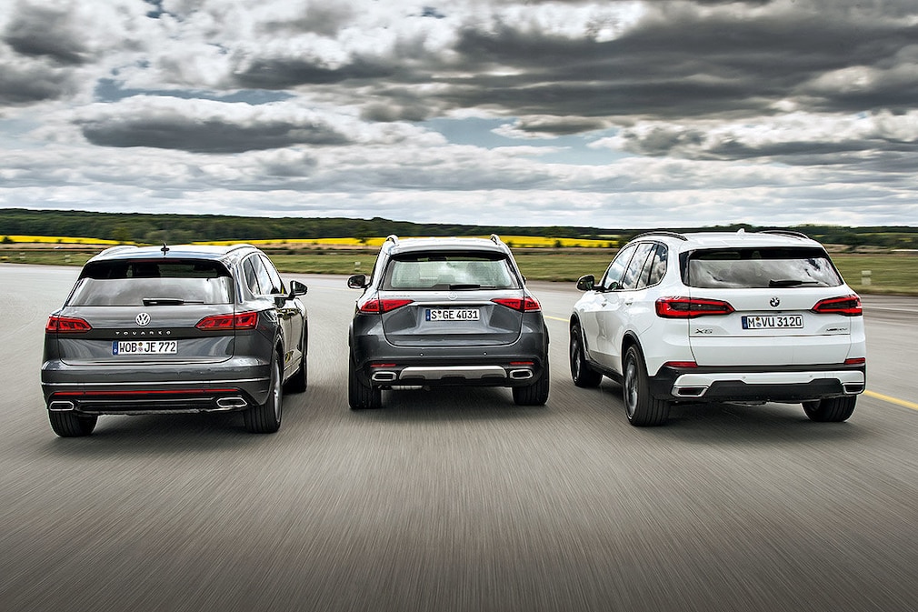 BMW X5 Mercedes GLE VW Touareg