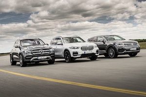 BMW X5 Mercedes GLE VW Touareg