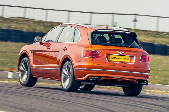 Mit dem teuersten Bentayga auf der Rennstrecke