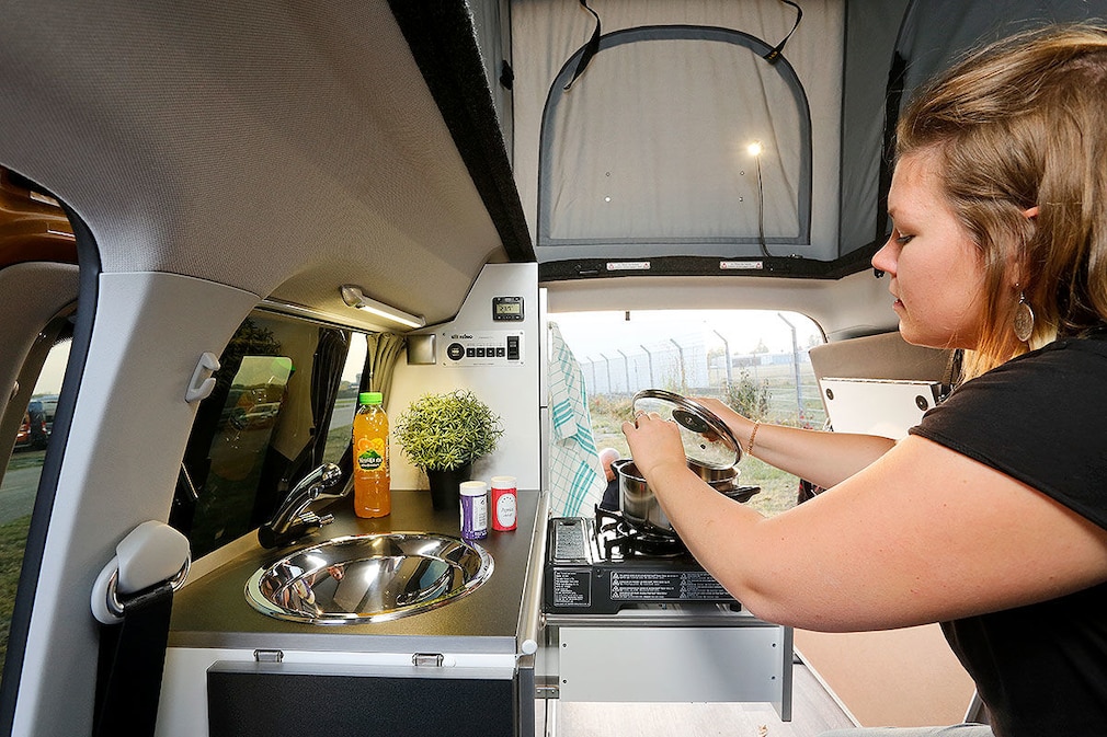 Wohnmobil-Test Reimo Caddy Camp