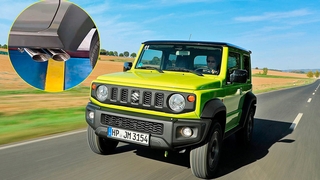 Suzuki Jimny mit Mercedes-AMG G 63-Auspuff