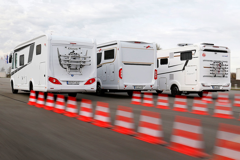 Integrierte von Eura, Malibu und Knaus im Wohnmobil-Test Integrierte von Eura, Malibu und Knaus im Wohnmobil-Test