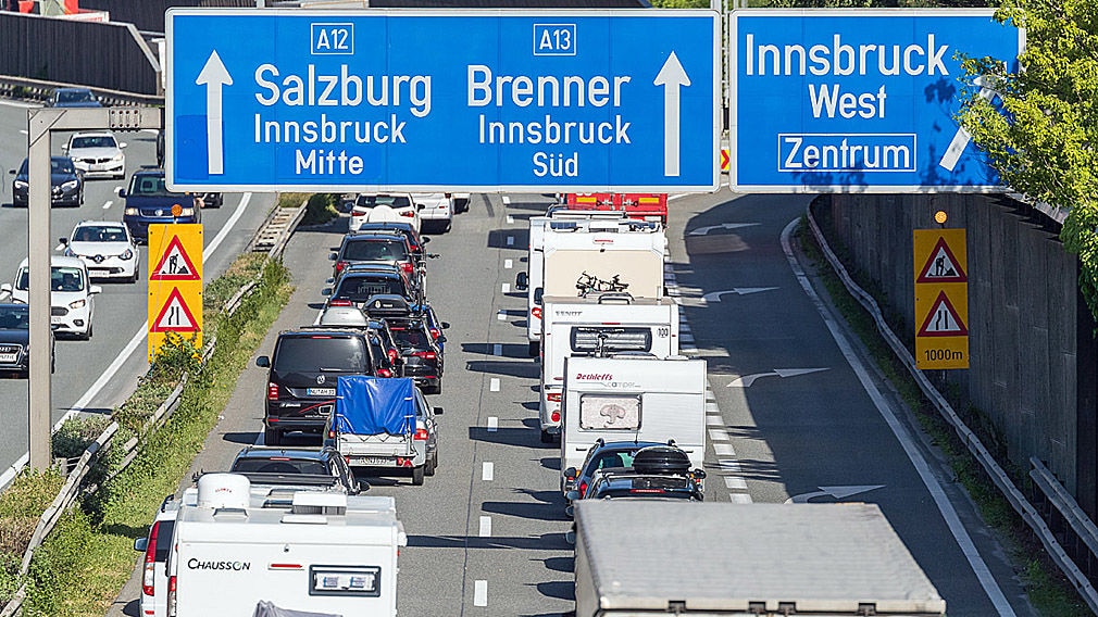 Tirol: Stau auf Autobahnen