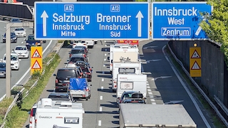 Tirol: Stau auf Autobahnen