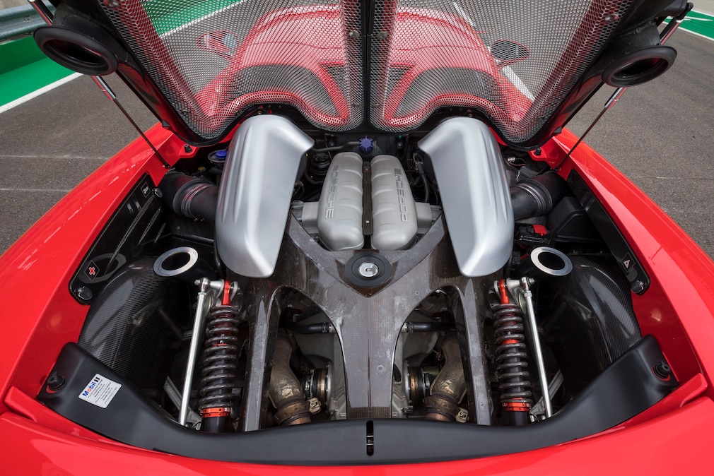 Motor des Porsche Carrera GT