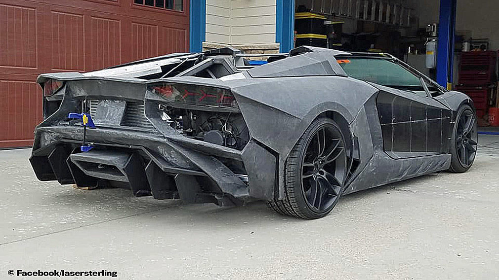 Lamborghini Avantador: 3-D-Drucker