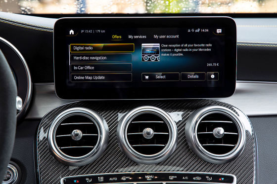 Optionen bei Mercedes digital nachrüsten
