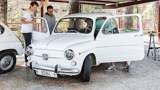 Seat 600 zum Elektroauto umgebaut