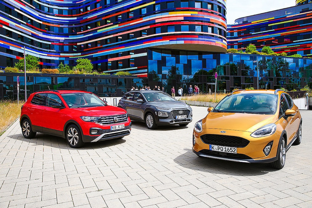 Ford Fiesta Active Hyundai Kona VW T-Cross