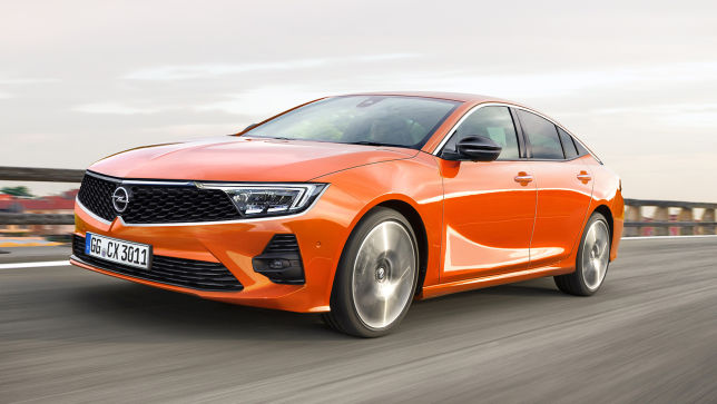 Opel Insignia 2022 Neuvorstellung Plattform Skizze