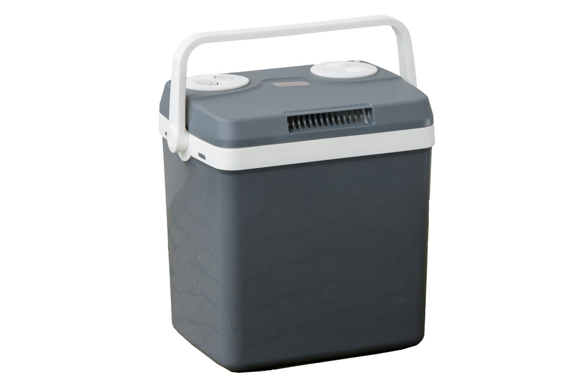 Zelsius Kühlbox Kühlbox grau 50 Liter mit Räder, Cooling Box für