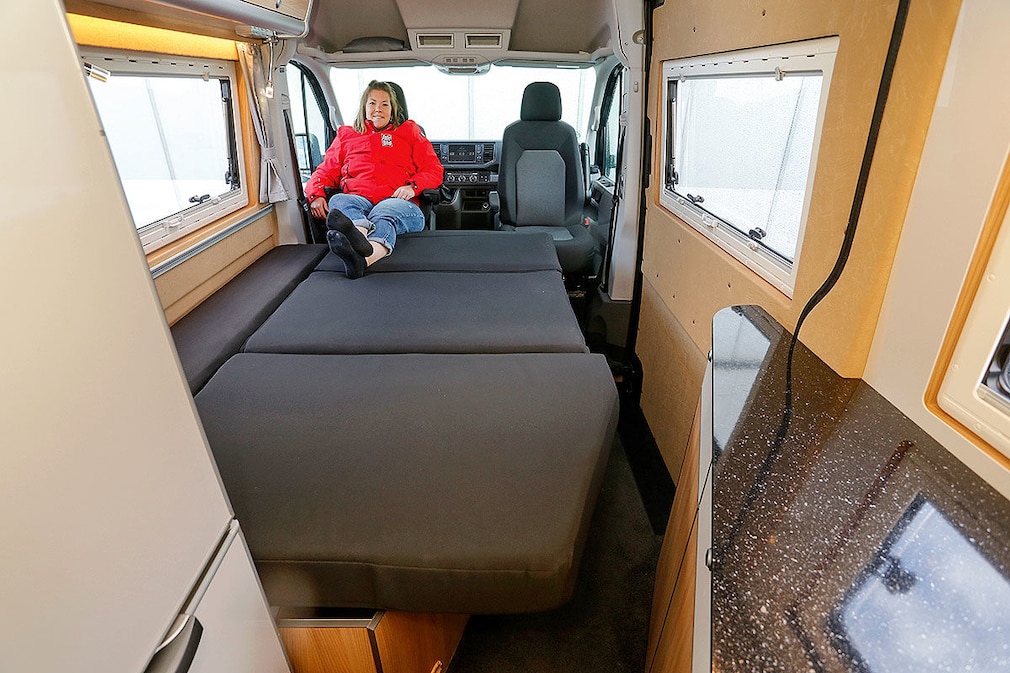 Wohnmobil-Test: Kastenwagen mit Heckbädern