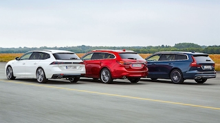Mazda6 Kombi Peugeot 508 SW Volvo V60