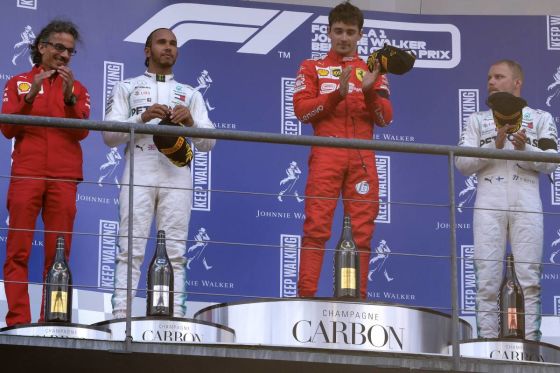 Podium in Spa 2019