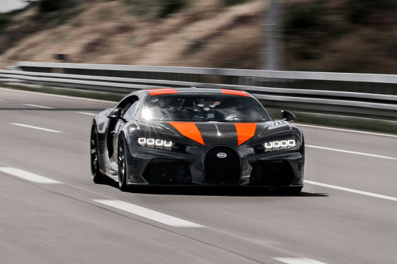 Bugatti Chiron: Rekordfahrt mit Tempo 490