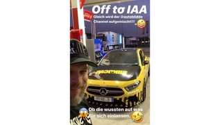 Sidney Hoffmann auf der IAA