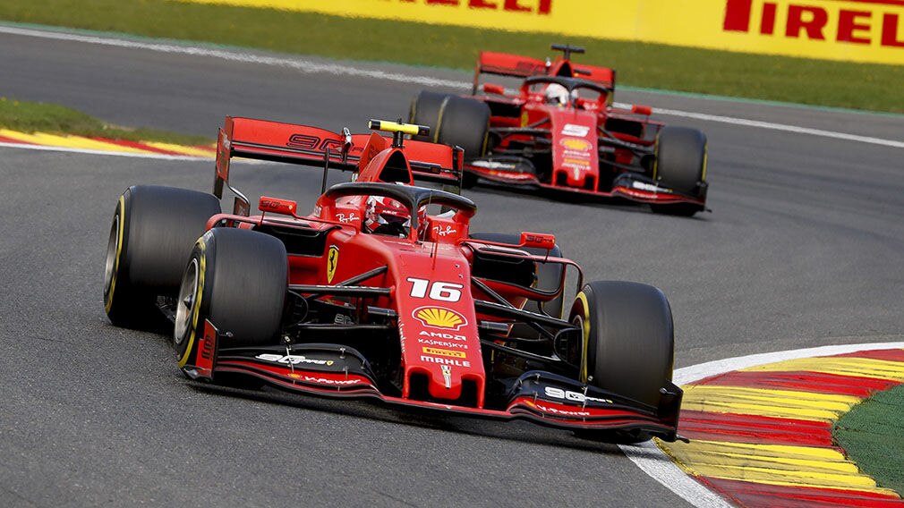 F1 Ferrari Vettel Leclerc