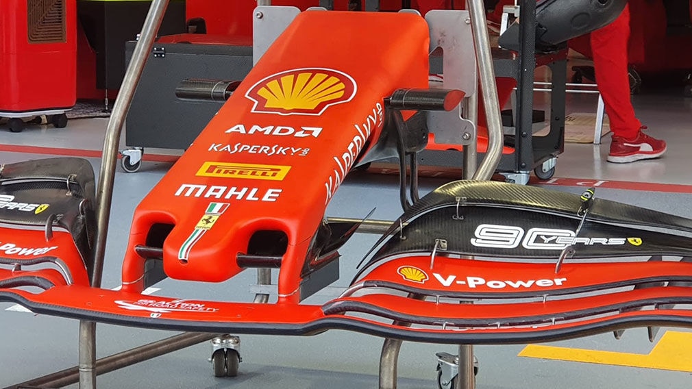 F1 Ferrari Nase Singapur 2019 F1 Ferrari Nase Singapur 2019