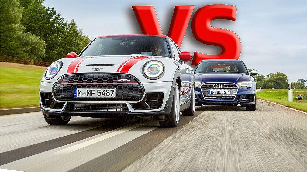 Audi S3 Sportback Mini Clubman JCW