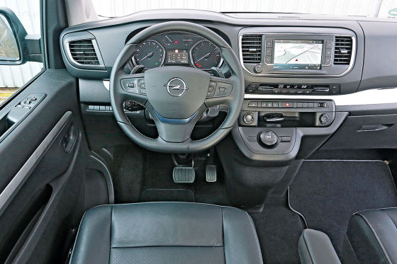 Praktische Details des Zafira Life