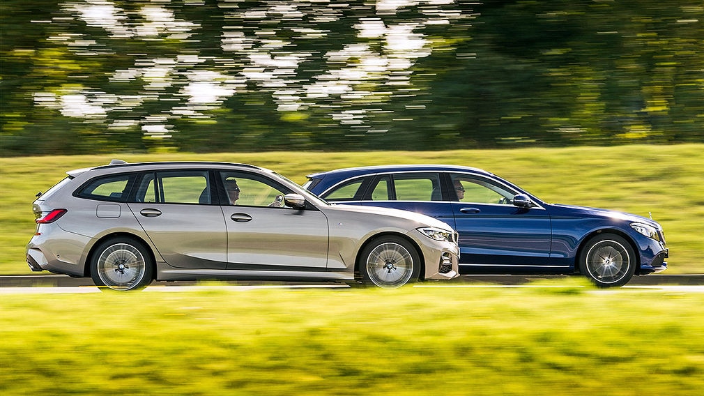 BMW 3er vs.Mercedes C-Klasse im Test: das Mittelklasse-Duell - AUTO BILD