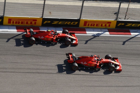 Faire Gespräche mit Vettel und Leclerc