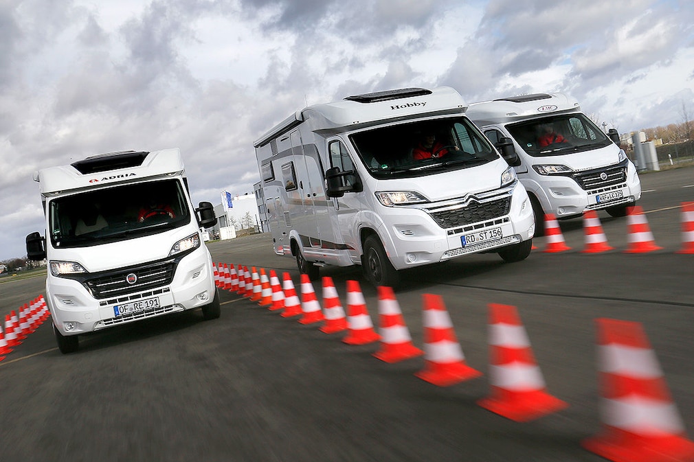Adria, Hobby, LMC: Kompakte Teilintegrierte im Wohnmobil-Test