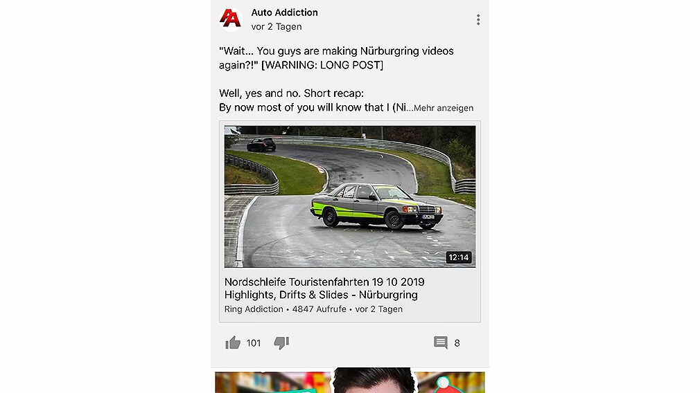 Streit um Crash-Videos vom Nürburgring