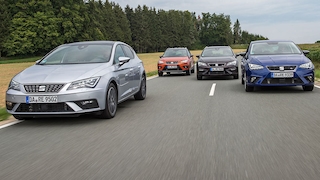 Seat Leon 1.5 TGI, Seat Arona 1.0 TGI, Seat Leon Sportstourer ST 1.5 TGI, Seat Ibiza 1.0 TGI