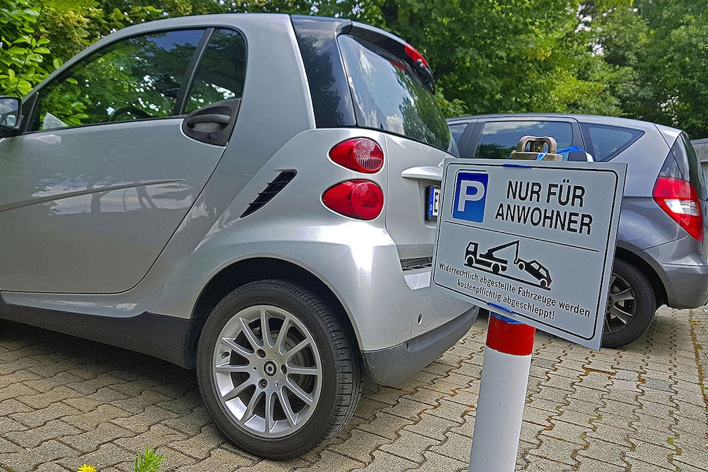 Anwohnerparken Anwohner Parkplatz