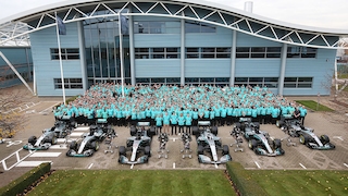 F1 Mercedes Feier 2019