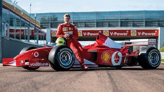 Schumi-Junior in Papas F1-Ferrari