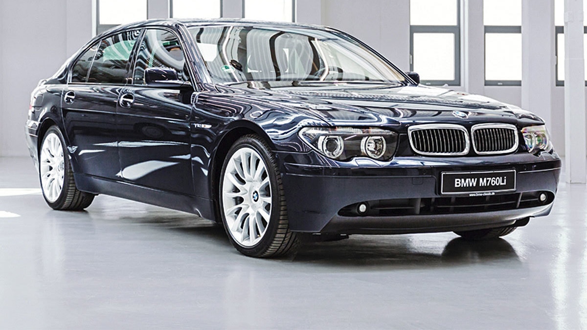 BMW 760Li: 12-Zylinder-Motor und 14 Zentimeter länger. - AUTO BILD Klassik