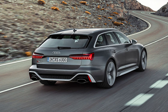 Der RS 6 geht gut um's Eck!